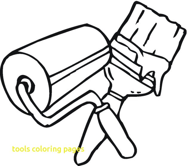 Tools Coloring Pages With Tools To Color Pictures Painting 630x554 Tools Coloring Pages With Tools To Color Pictures Painting