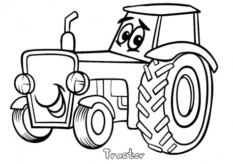 Print Out Tractor Coloring Pages 474x338 Print Out Tractor Coloring Pages