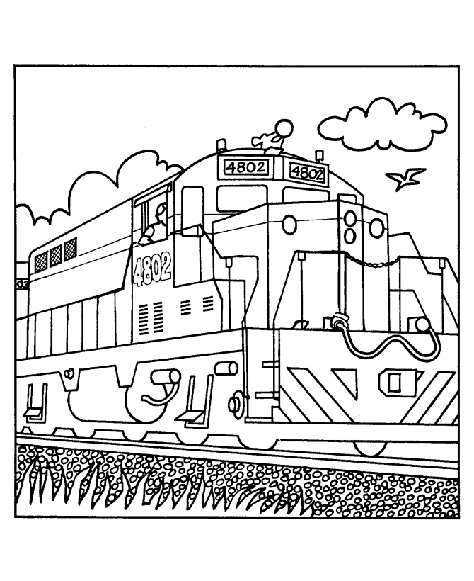 670x820 Free Train Coloring Pages Printable Printable