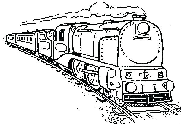600x412 Train Coloring Pages Free Prints The Train Coloring Pages Cute