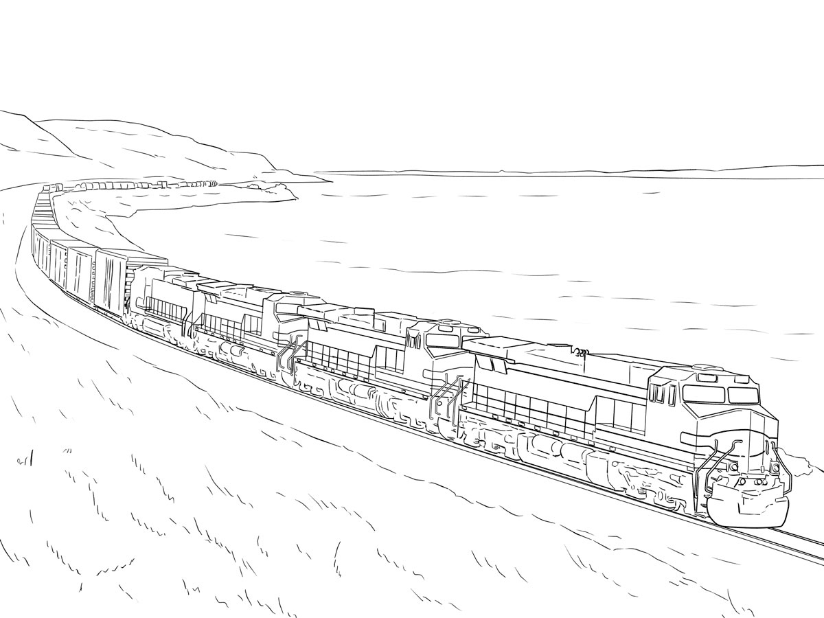 1200x900 Train Coloring Pages Inspirational Free Printable Train Coloring