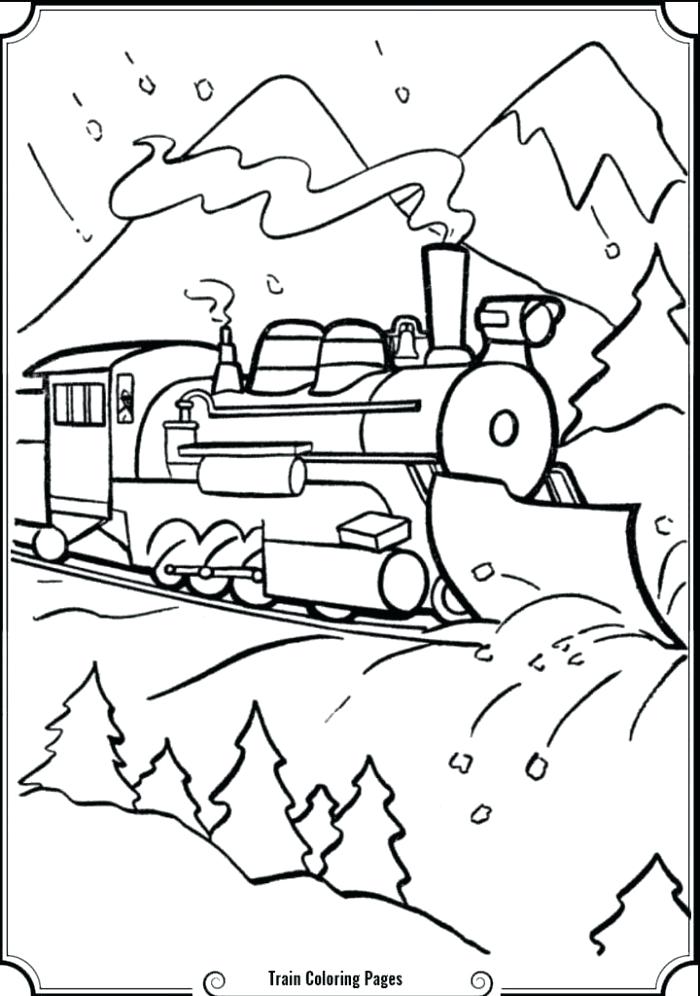 700x996 Train Coloring Pages Printable Polar Express Coloring Pages Com