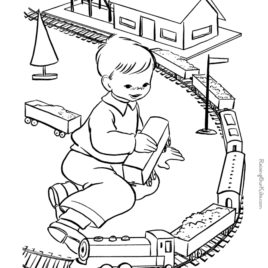 268x268 Free Printable Train Coloring Pages For Kids Coloring Pages Train
