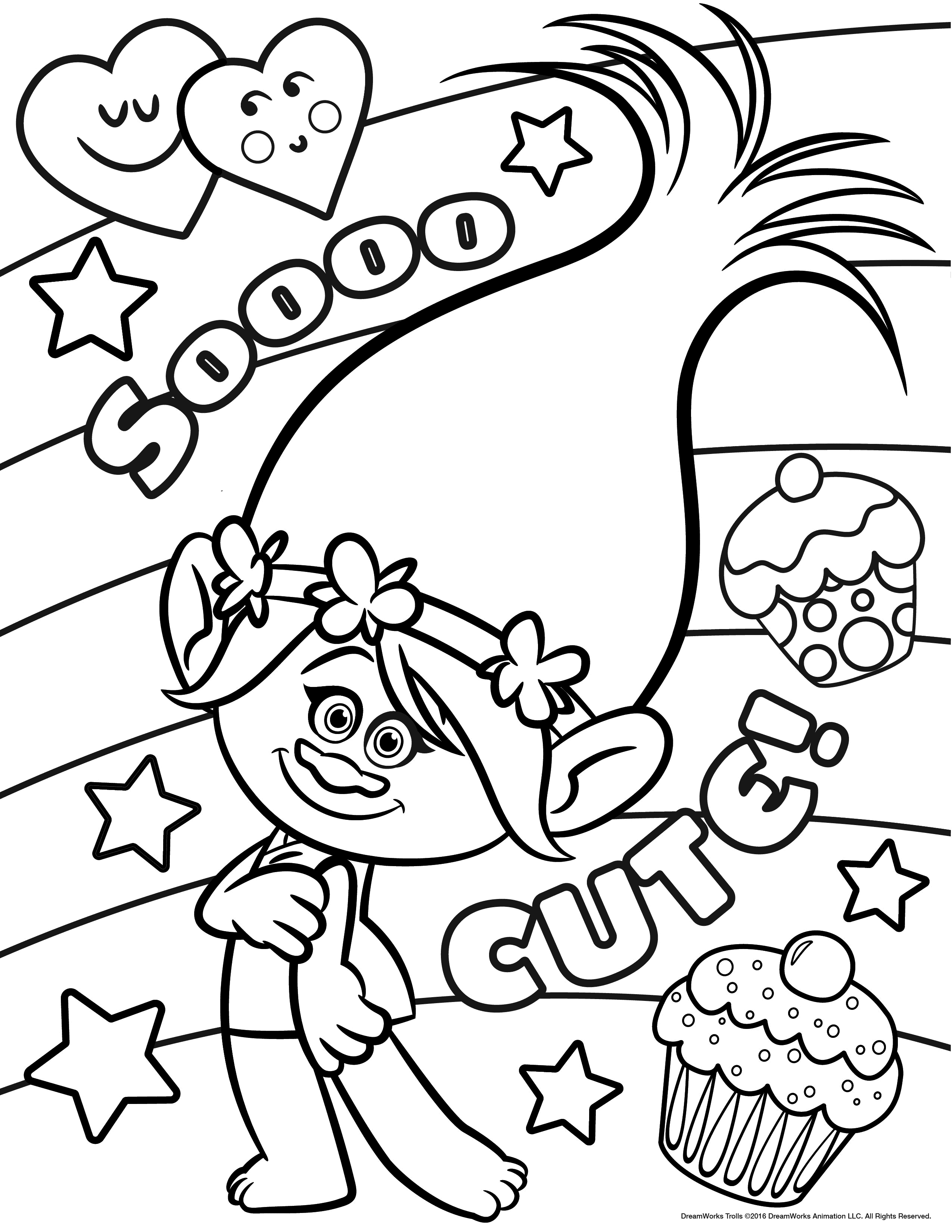 Trolls Movie Coloring Pages Best Coloring Pages For Kids 2550x3300 Trolls Movie Coloring Pages Best Coloring Pages For Kids
