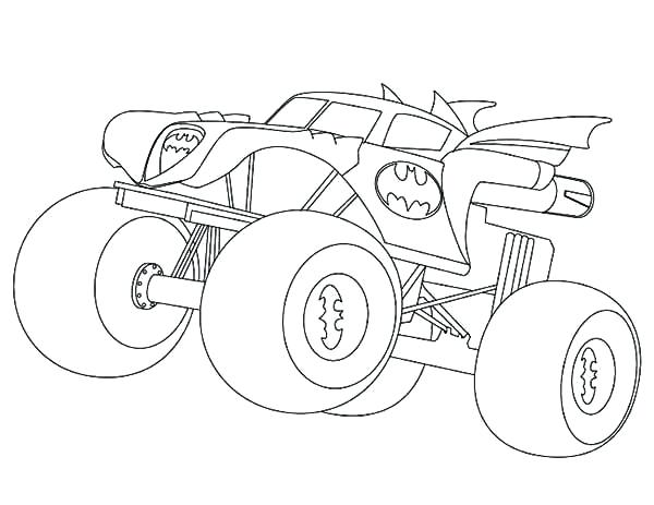 600x463 Monster Truck Coloring Book As Well As Free Printable Truck