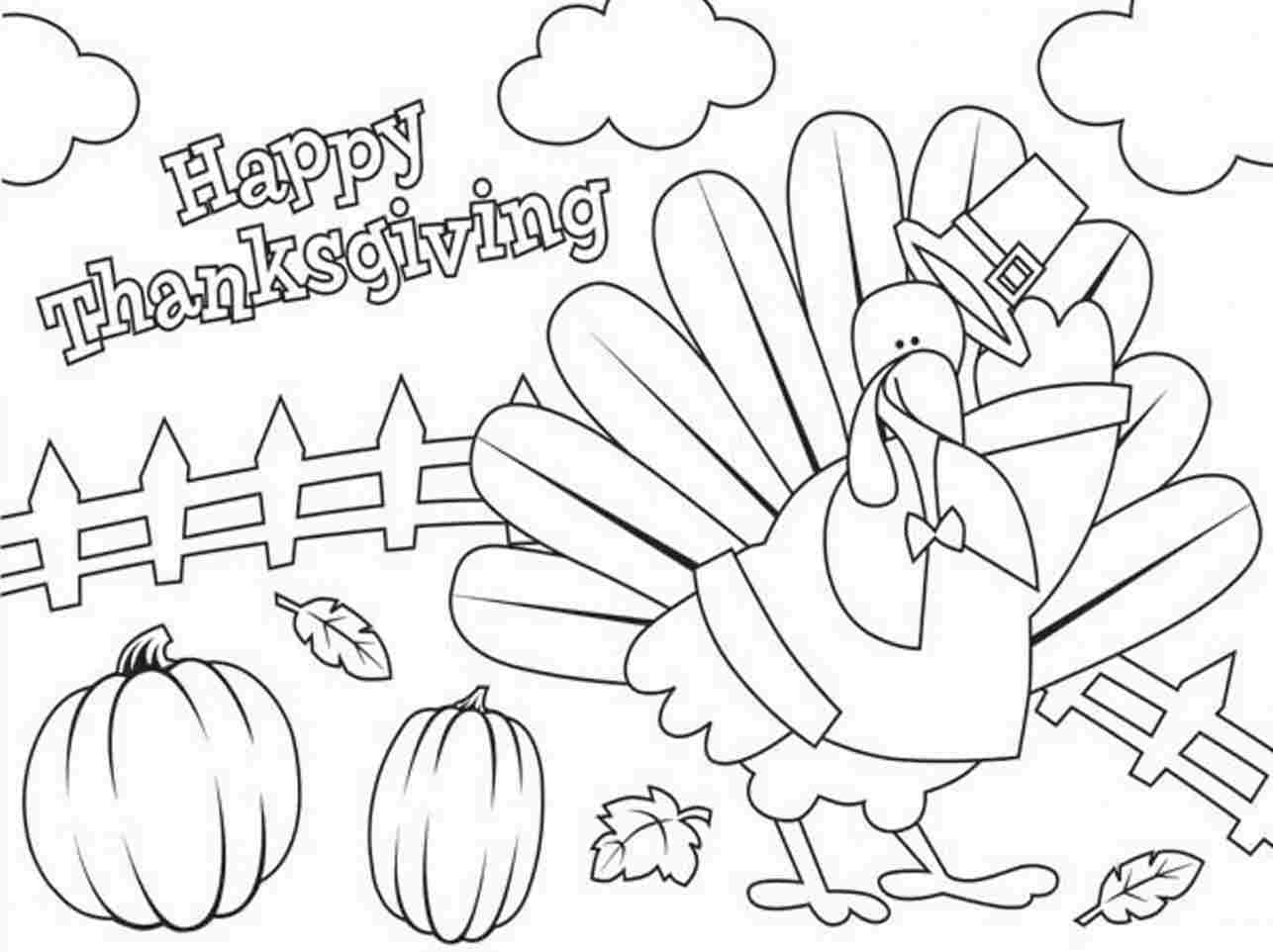 1286x962 Unlimited Thanksgiving Color Pages To Print Pr 3163 Unknown