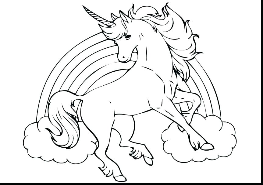 Printable Unicorn Coloring Pages Or Rainbow Coloring Pages Unicorn 863x609 Printable Unicorn Coloring Pages Or Rainbow Coloring Pages Unicorn