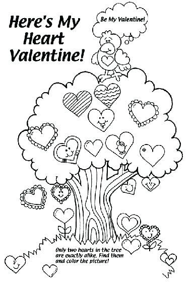 381x560 Coloring Pages For Valentines Day Printable Free Coloring Pages