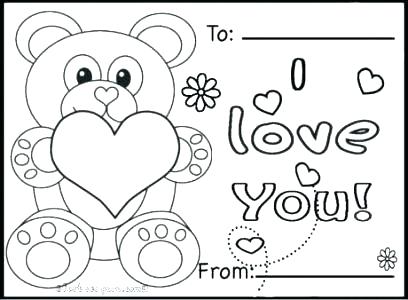 408x300 Valentine Day Printable Coloring Pages Printable Coloring Pages