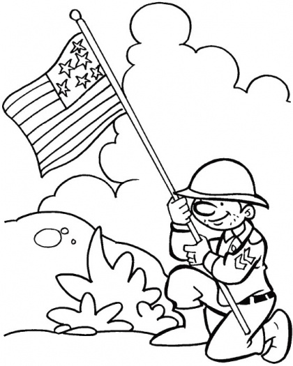 420x525 9 Best Veterans Day Coloring Pages Images On Children