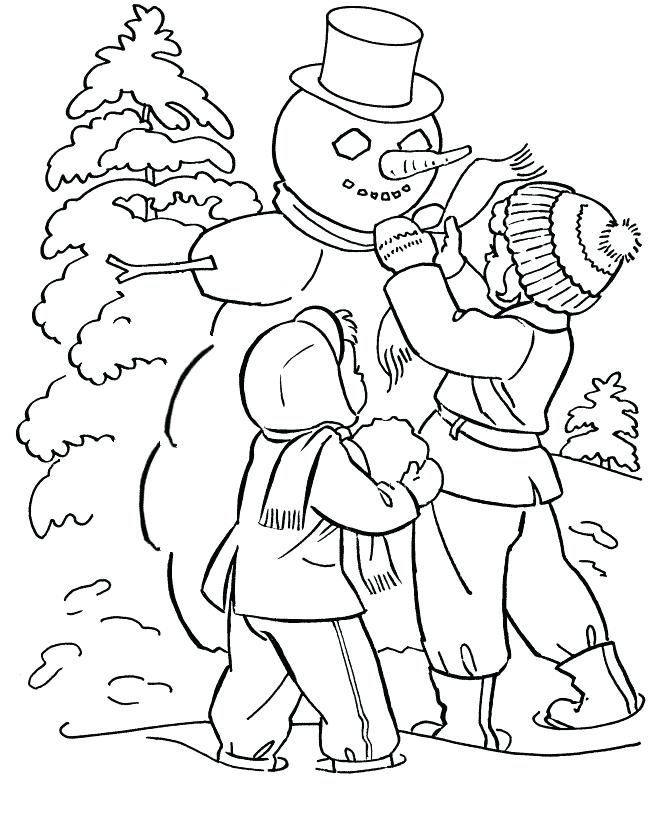 Winter Coloring Pages 670x820 Winter Coloring Pages