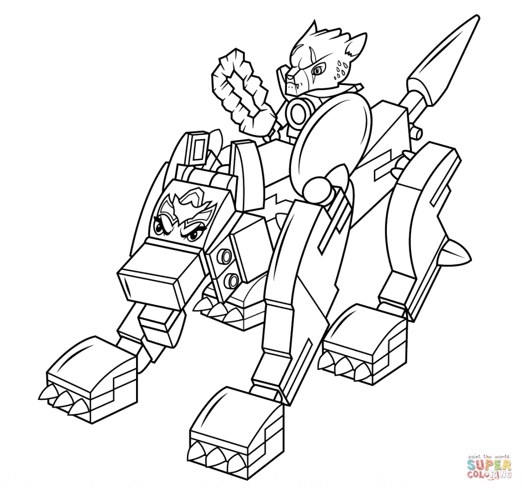 1024x962 Lego Chima Wolf Coloring Page Free Printable Pages Regarding