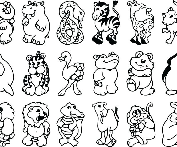 618x514 Zoo Animal Coloring Sheets Zoo Animals Coloring Pages To Print Zoo