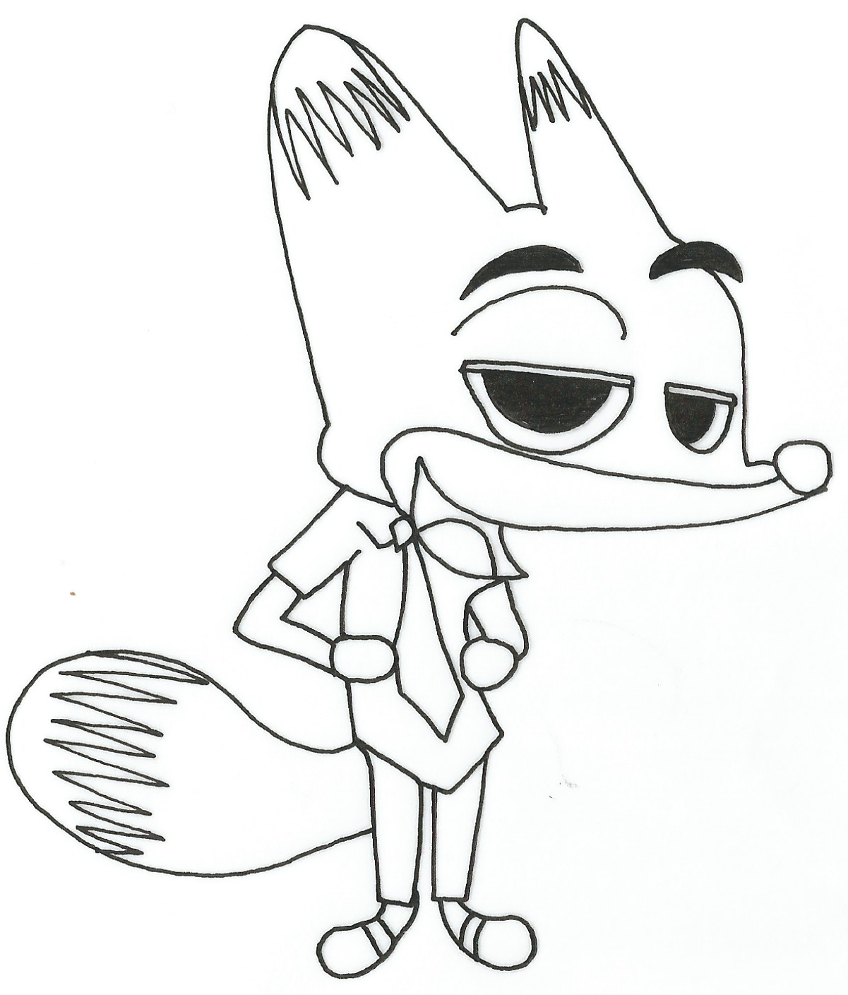 1201x1409 Free Printable Zootopia Coloring Pages Nick Wilde Free Printable