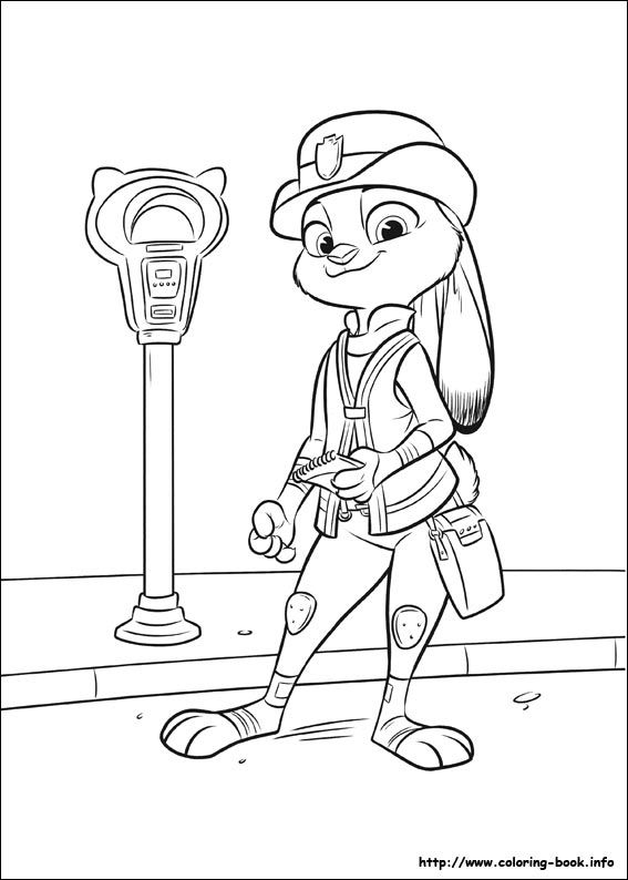 567x794 Zootopia Coloring Picture Zootopia Uno Zootopia