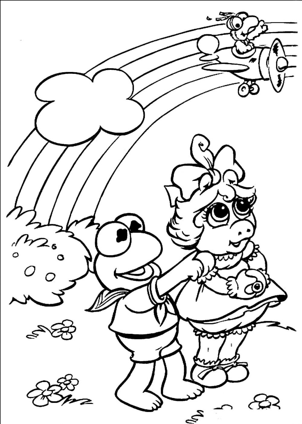 Free Printable Rainbow Coloring Pages For Kids 1000x1402 Free Printable Rainbow Coloring Pages For Kids