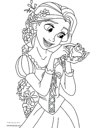 400x511 Free Tangled Coloring Book Pages Kids Coloring Tangled Coloring