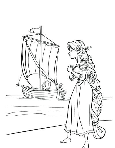 400x517 Free Tangled Coloring Pages Coloring Pages Coloring Pages Rapunzel