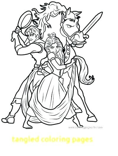 400x529 Free Tangled Coloring Pages Free Tangled Coloring Pages Tangled