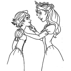 230x230 20 Beautiful Rapunzel Coloring Pages For Your Little Girl