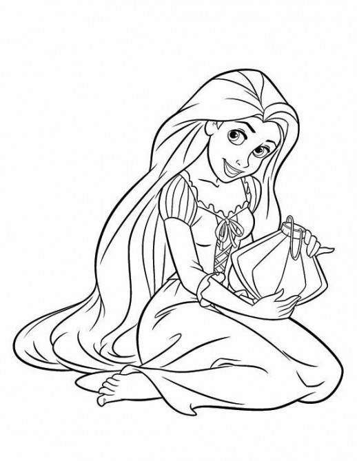 518x669 Rapunzel 23 Free Tangled Coloring Pages