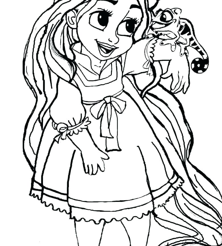 780x864 Beautiful Rapunzel Coloring Pages Online 472 Beautiful Rapunzel