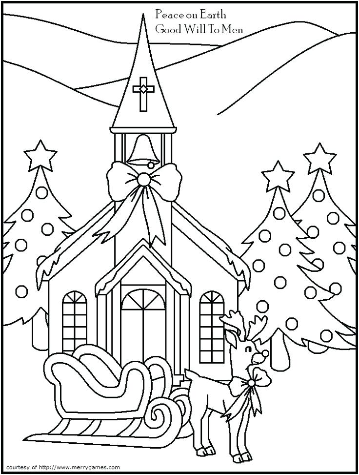 Christmas Pictures To Color For Church Free Religious Christmas 736x973 Christmas Pictures To Color For Church Free Religious Christmas