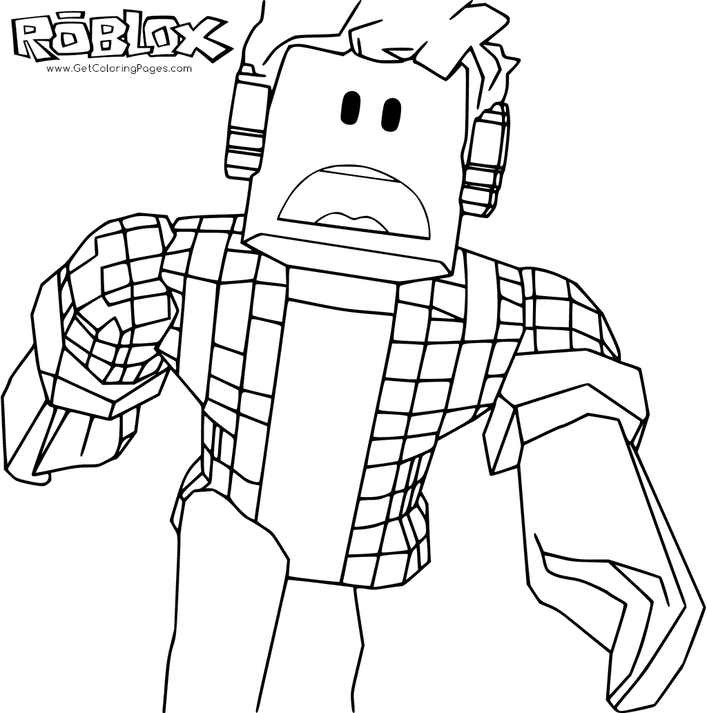 Roblox Coloring Pages 1024x1033 Roblox Coloring Pages
