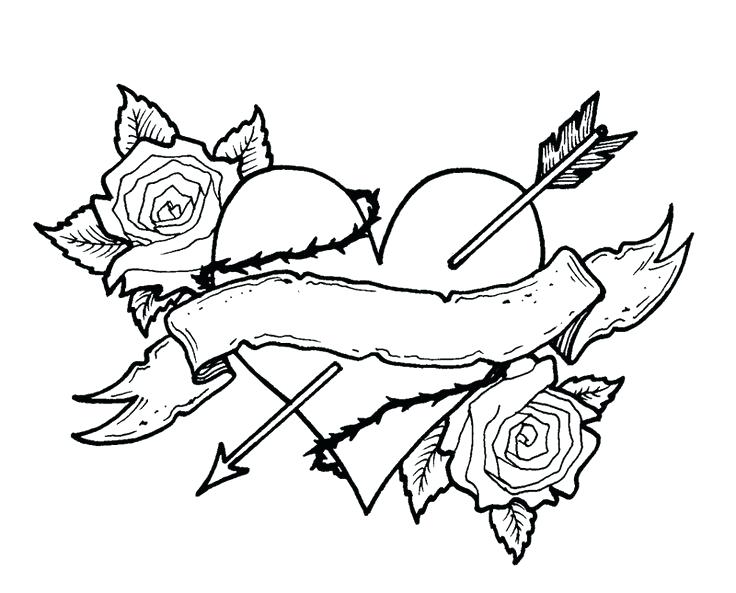 Free Rose Coloring Pages
