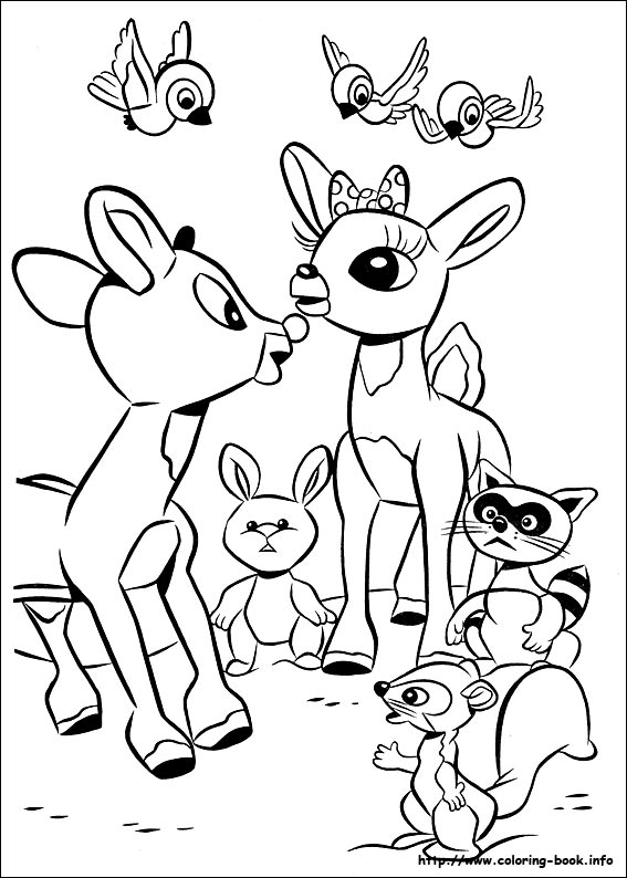 Coloring Pages Christmas Rudolph Rudolph The Red Nosed Reindeer 567x794 Coloring Pages Christmas Rudolph Rudolph The Red Nosed Reindeer