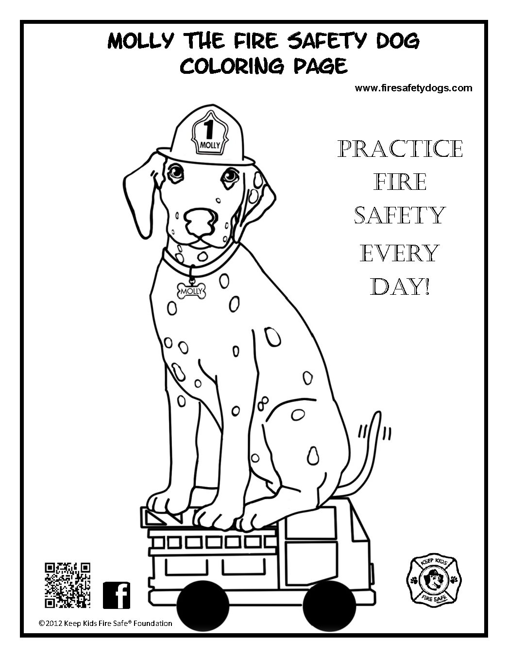 Free Safety Coloring Pages