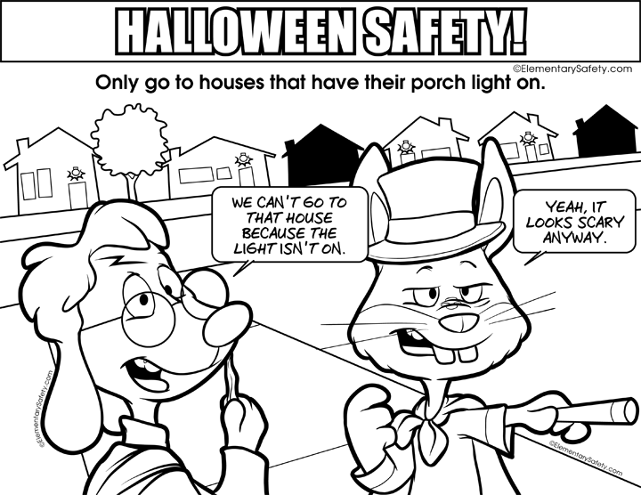 Halloween Safety Coloring Pages Coloring Halloween Safety Free 720x556 Halloween Safety Coloring Pages Coloring Halloween Safety Free