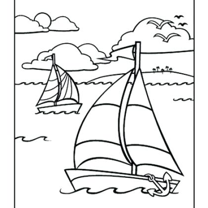 420x420 Printable Coloring Pages Of Anchors 6 Best Images Nautical Free