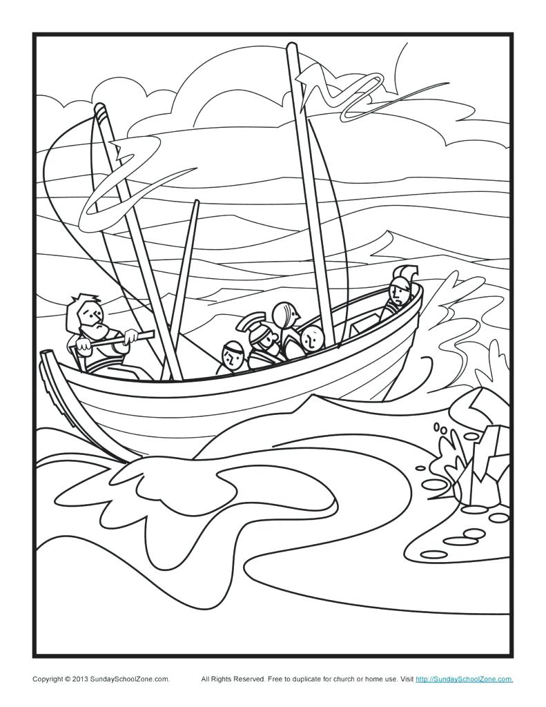 791x1024 Coloring Pages ~ Boat Coloring Pages Download Traditional To Print