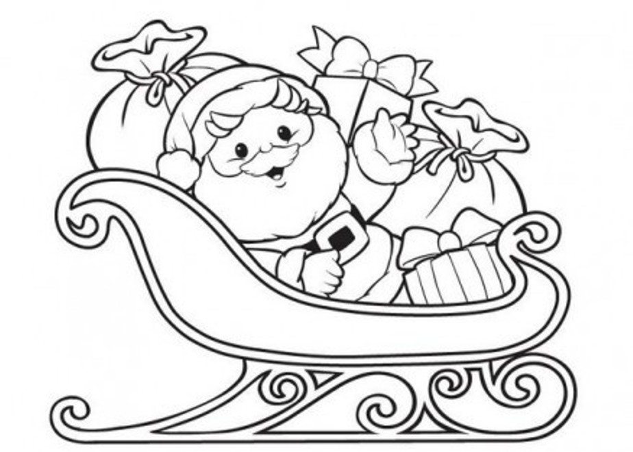 Santa Claus Free Coloring Pages 924x660 Santa Claus Free Coloring Pages