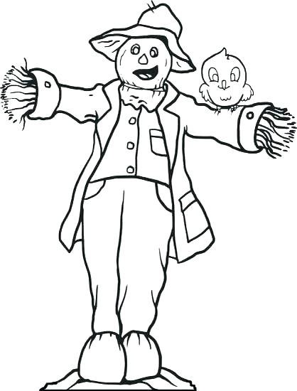 Free Scarecrow Coloring Pages Free Scarecrow Coloring Pages 418x550 Free Scarecrow Coloring Pages Free Scarecrow Coloring Pages