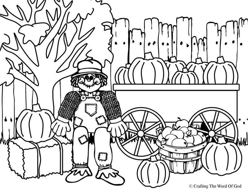 Thanksgiving Scarecrow Coloring Page Crafting The Word Of God 800x619 Thanksgiving Scarecrow Coloring Page Crafting The Word Of God