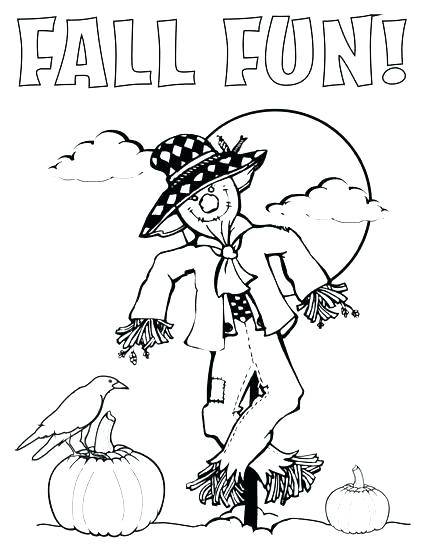 Coloring Pages Scarecrow 425x550 Coloring Pages Scarecrow
