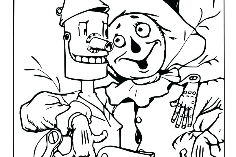 Free Printable Scarecrow Coloring Sheets 816x544 Free Printable Scarecrow Coloring Sheets