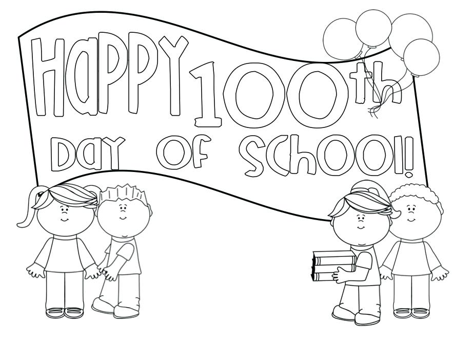100 Day Coloring Pages 100 Day Of School Coloring Pages Day 883x676 100 Day Coloring Pages 100 Day Of School Coloring Pages Day