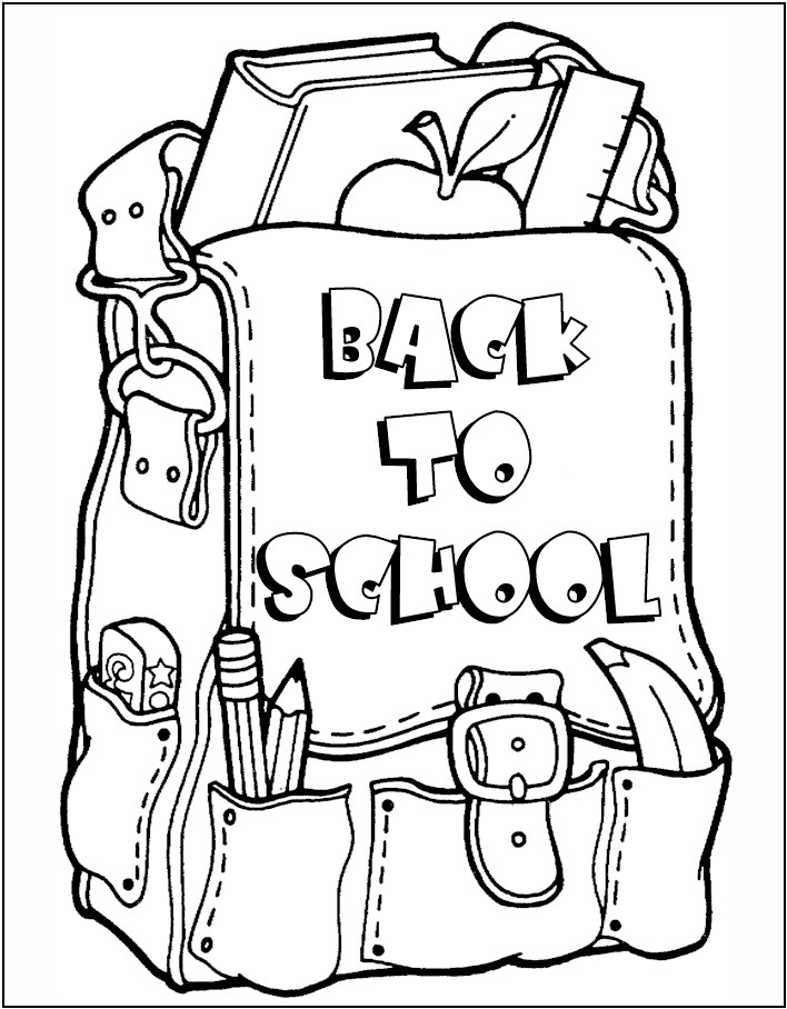 School Coloring Pages To Print 708x908 School Coloring Pages To Print