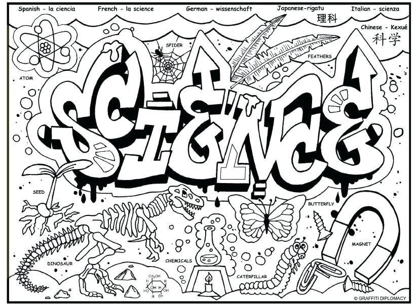 827x609 Scientist Coloring Pages Science Color Sheets Science Free