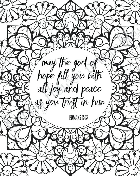 570x713 Free Printable Bible Verse Coloring Pages For Adults Bible Verse