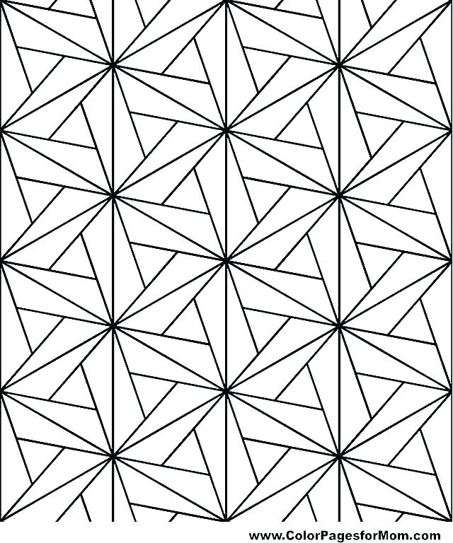 640x768 Geometric Shape Coloring Pages Geometric Free Geometric Pattern