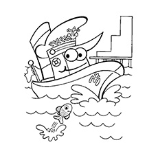 Free Ship Coloring Pages
