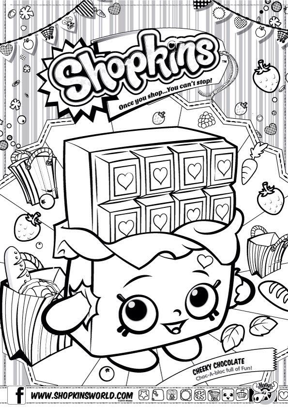 Free Shopkin Coloring Pages