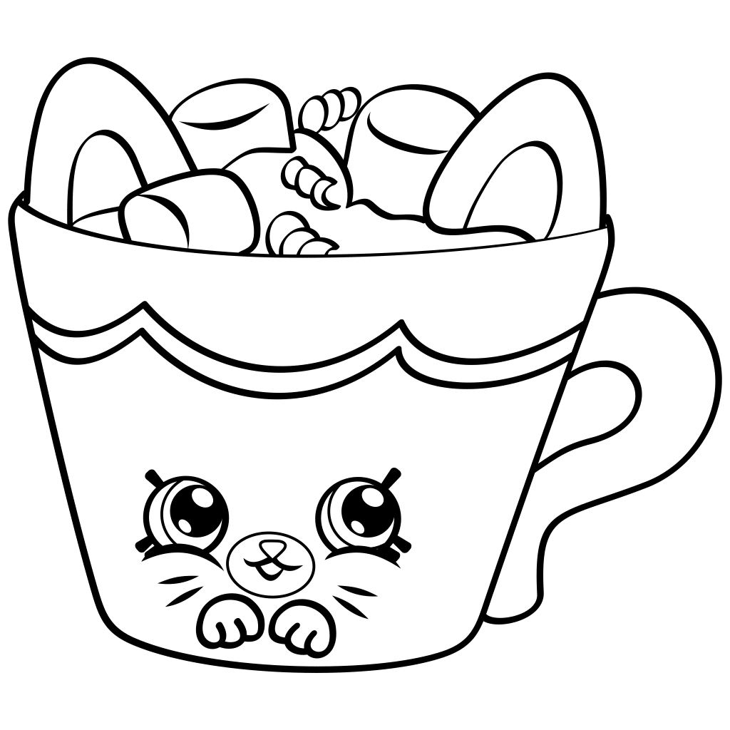 1024x1024 Shopkins Coloring Pages
