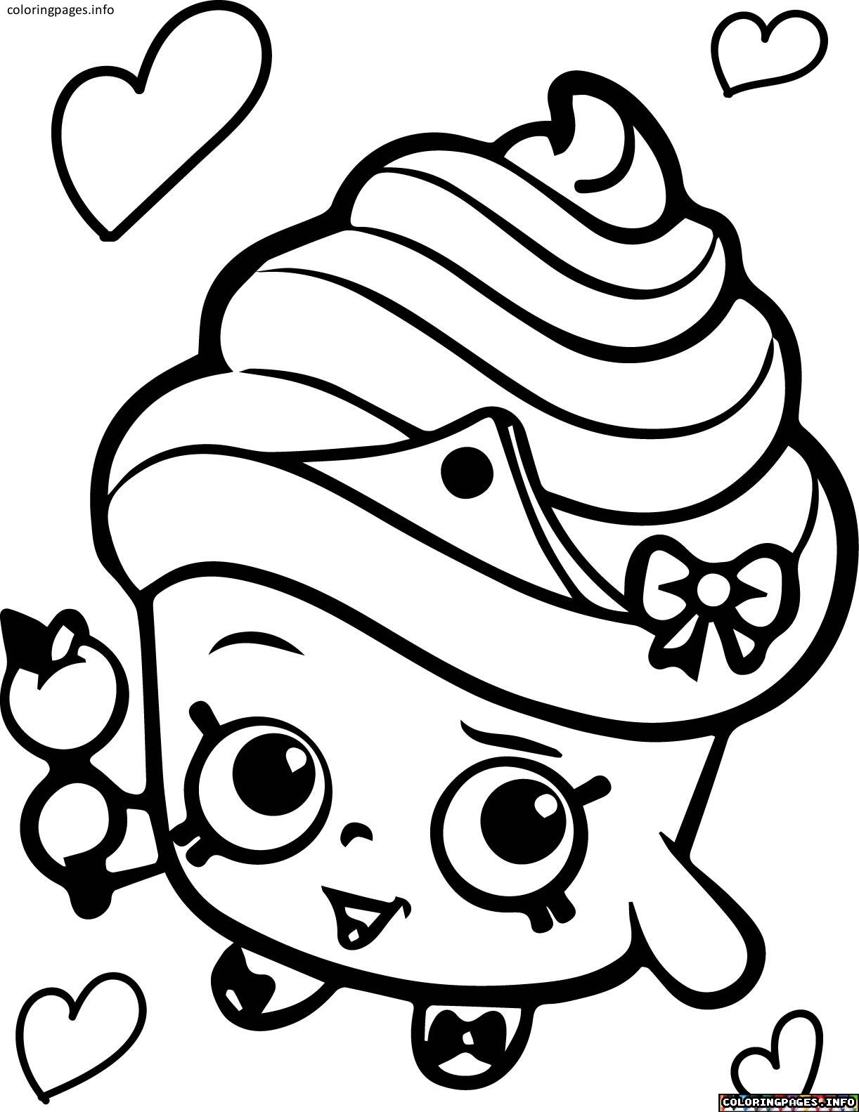 1222x1583 Best Of Shopkins Coloring Pages Cupcake Queen Collection