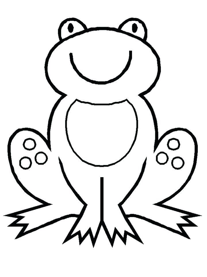 720x960 Simple Coloring Pages Free Printable Frog Coloring Sheets Simple