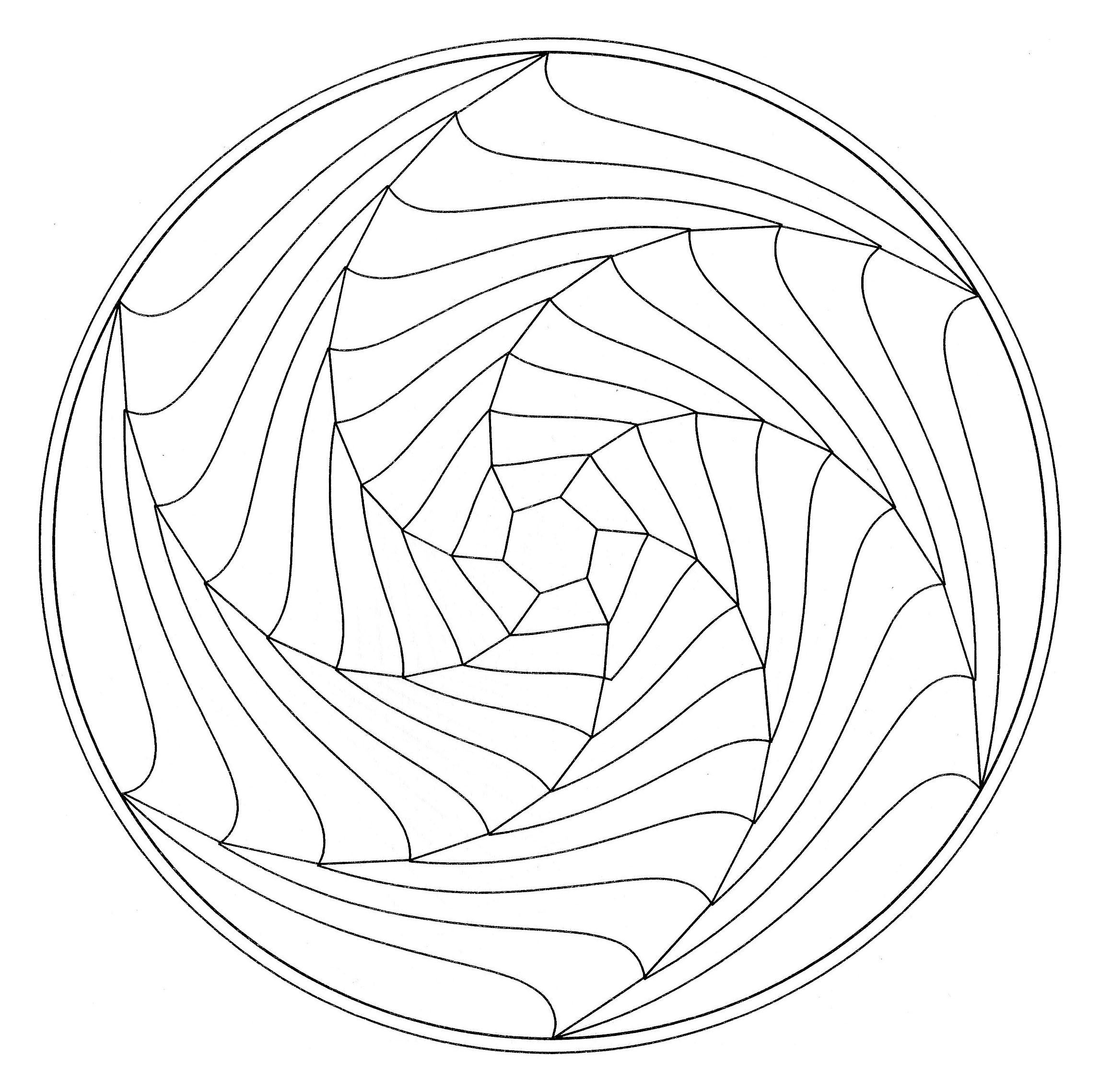 2296x2277 Cool Simple Flower Mandala Coloring Pages Free Coloring Pages